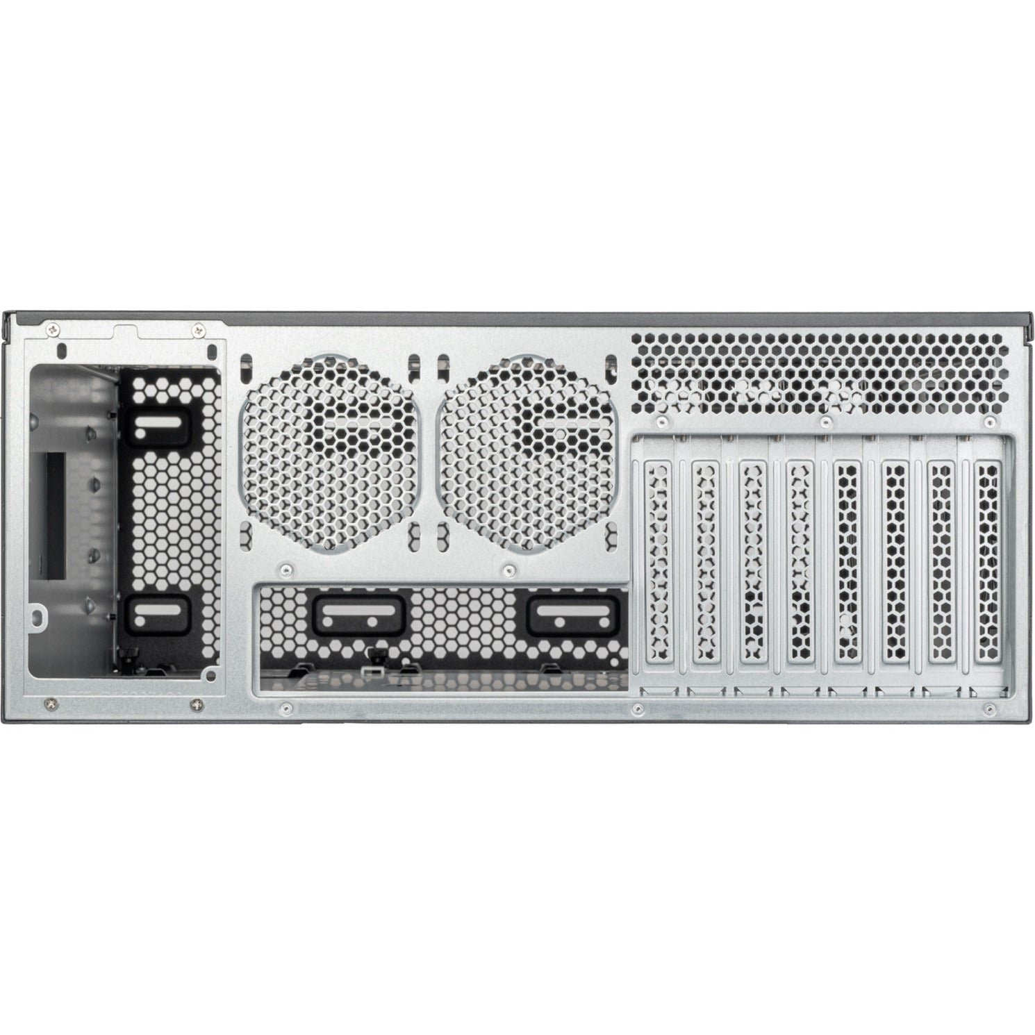 Silverstone rm4a rack behuizing (zwart | 4u | usb-c)