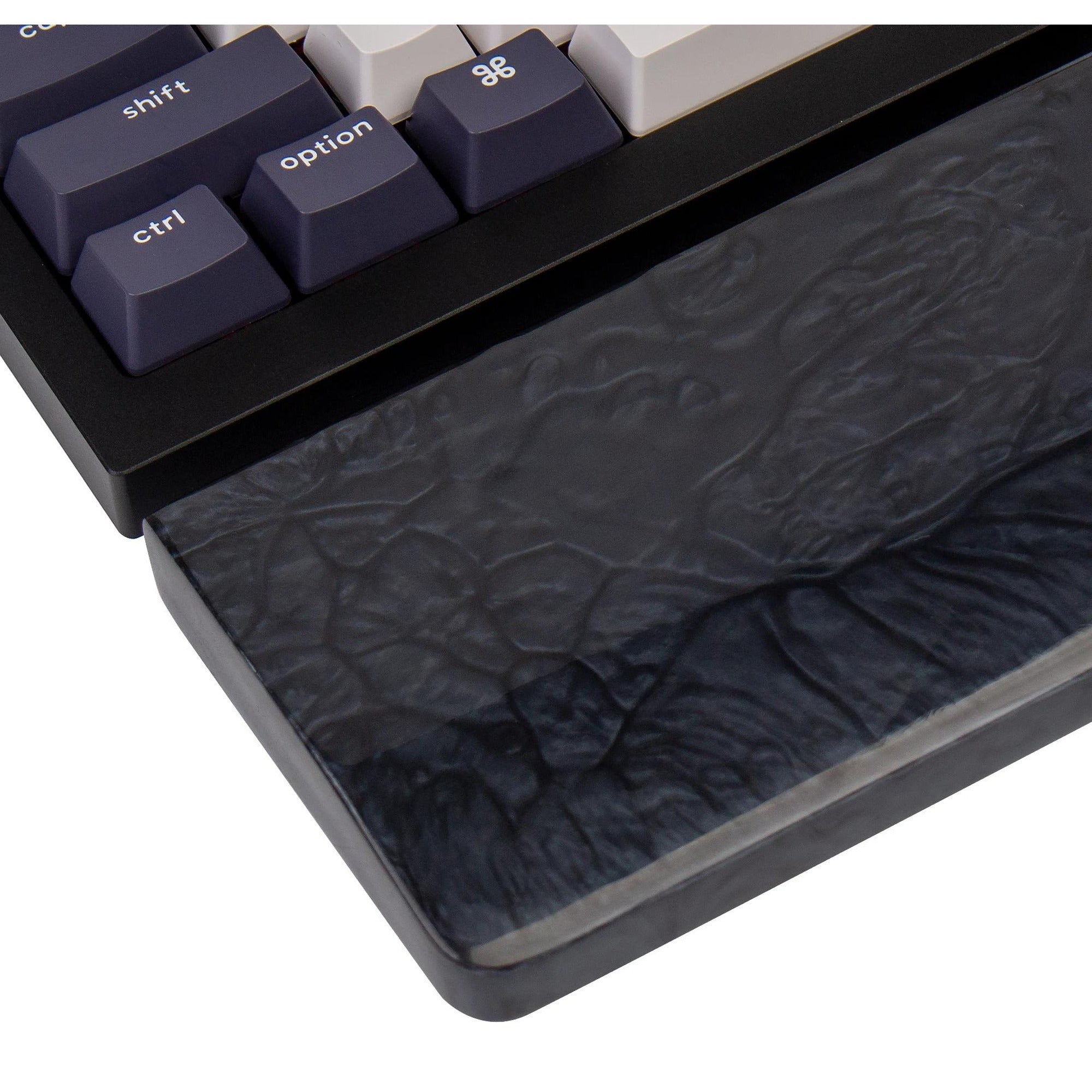 Keychron k8 c1 resin palm rest polssteun (zwart, tkl)