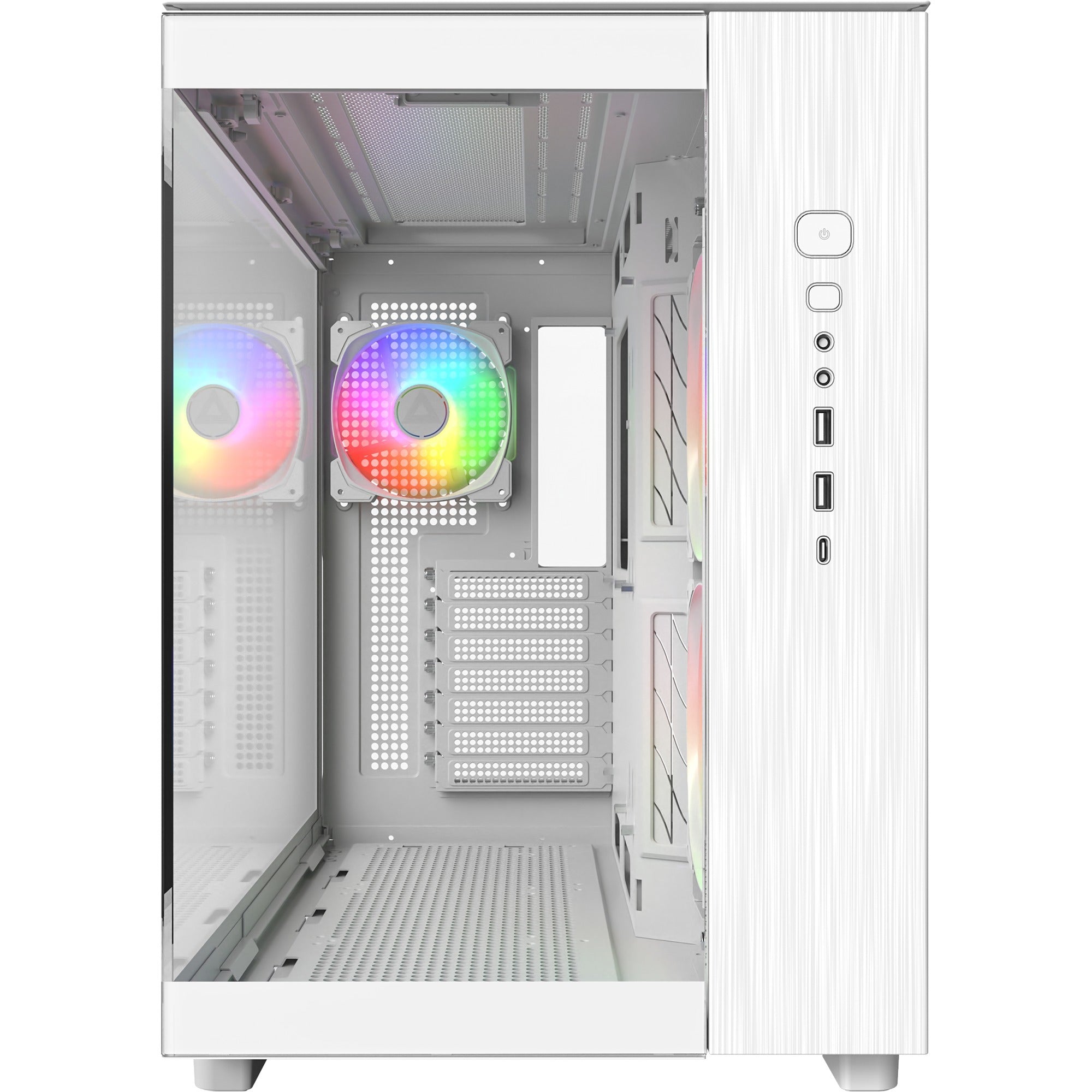 Montech king 65 pro midi tower behuizing (wit | 2x usb-a | 1x usb-c | window)
