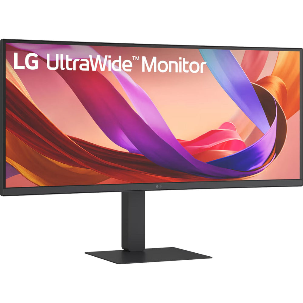 Lg ultrawide 34u650a-b 34 curved monitor (zwart, 2x hdmi, displayport, 3x usb-a, usb-b, usb-c, rj-45)