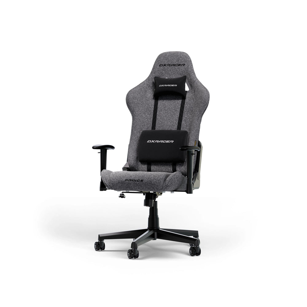 Dxracer prince l grey fabric gamestoel (grijs)