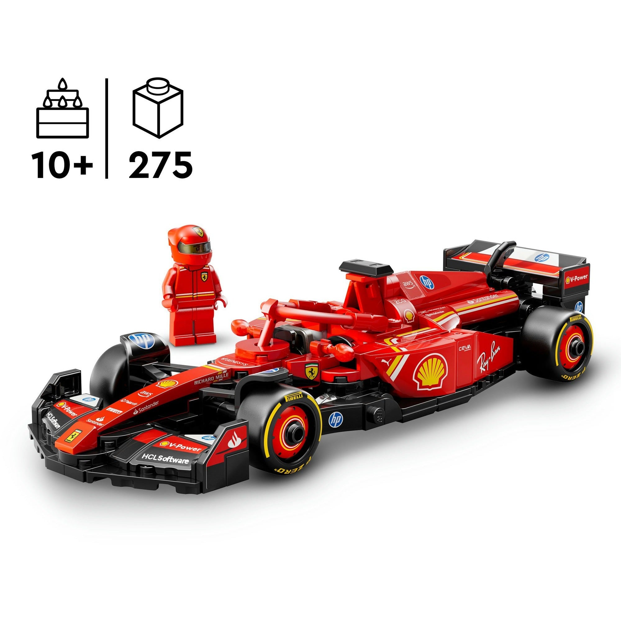 Lego speedchampions 77242 ferrari sf-24 f1 racewagen