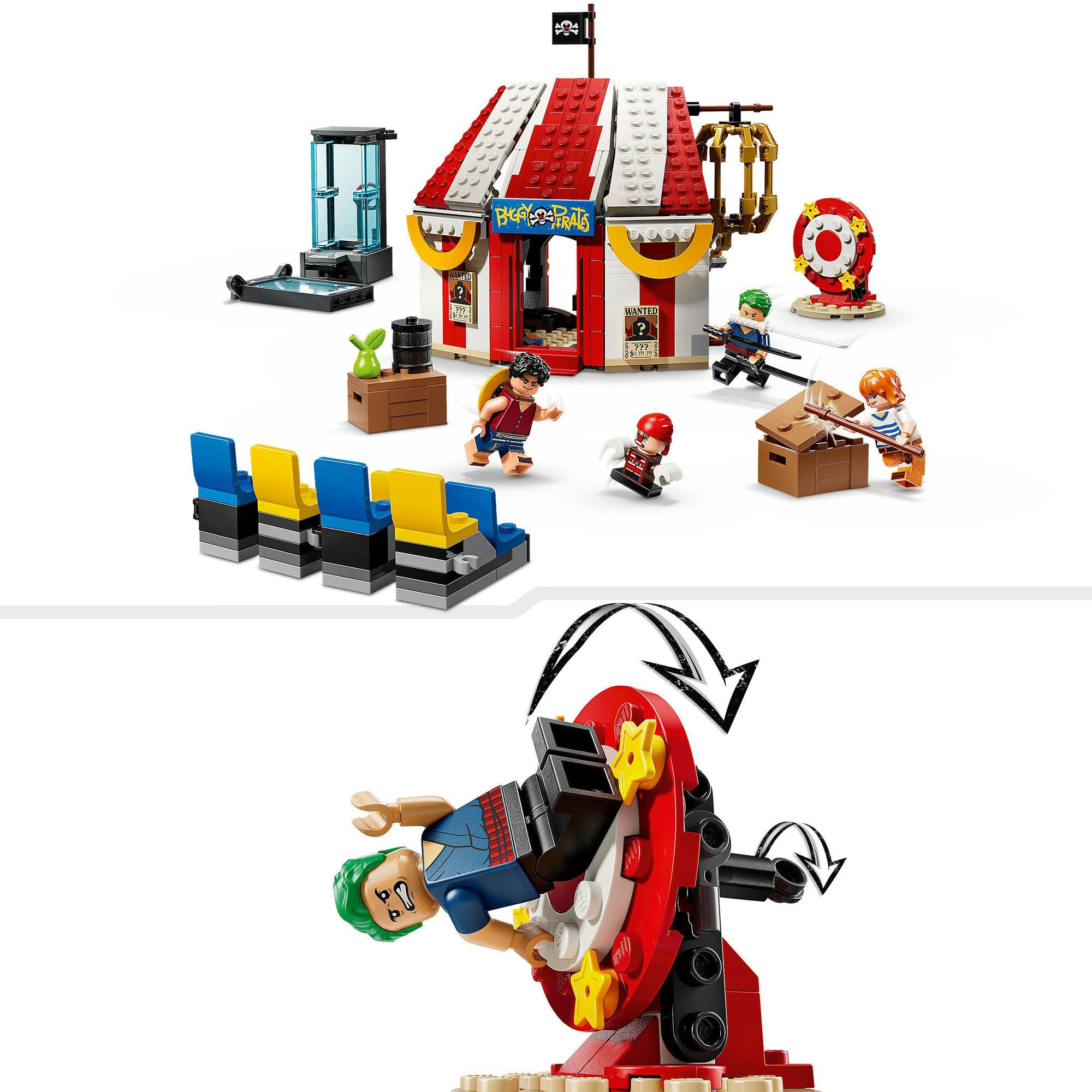 Lego ® one piece circustent van buggy de clown bouwset - 75637