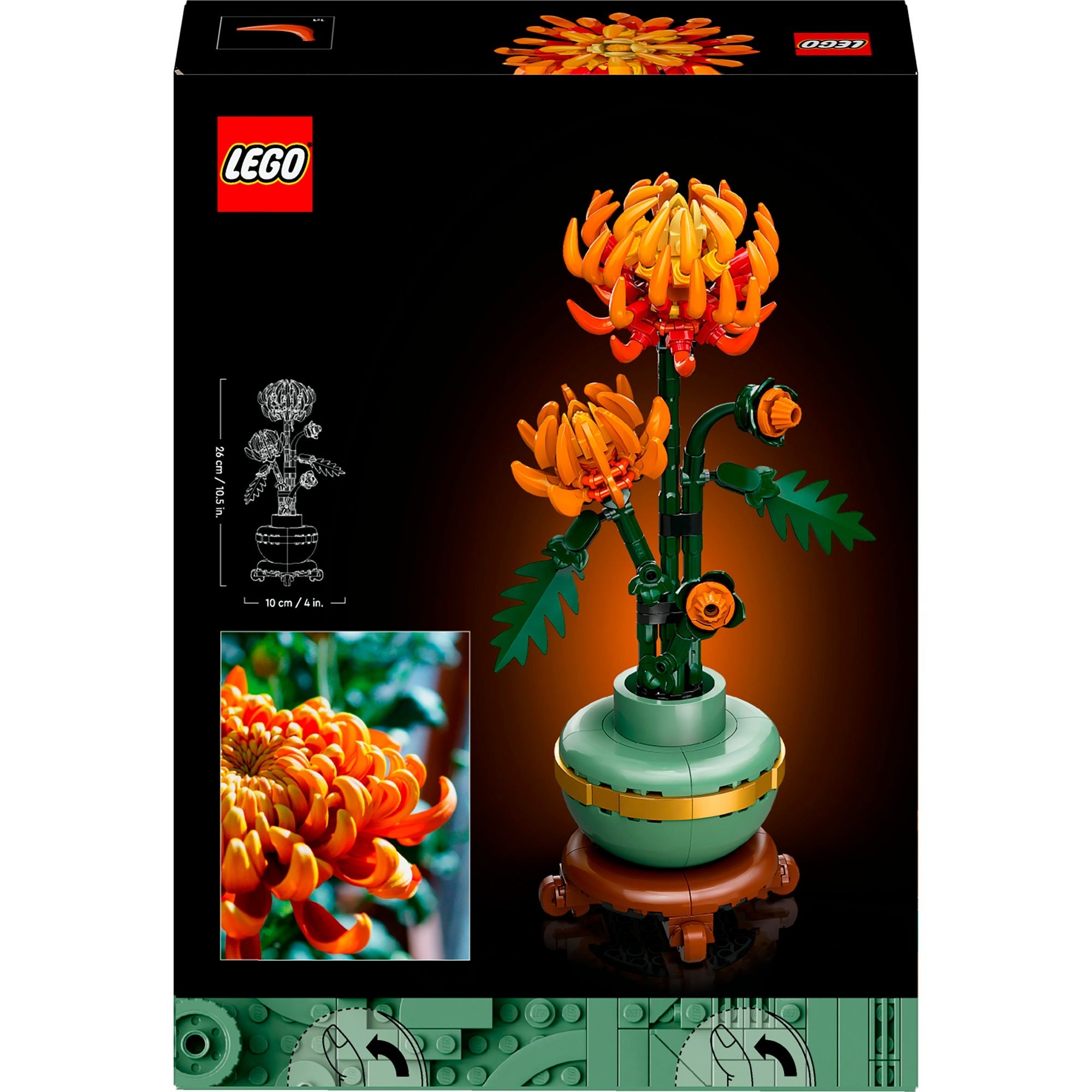 Lego 10368 iconen chrysant