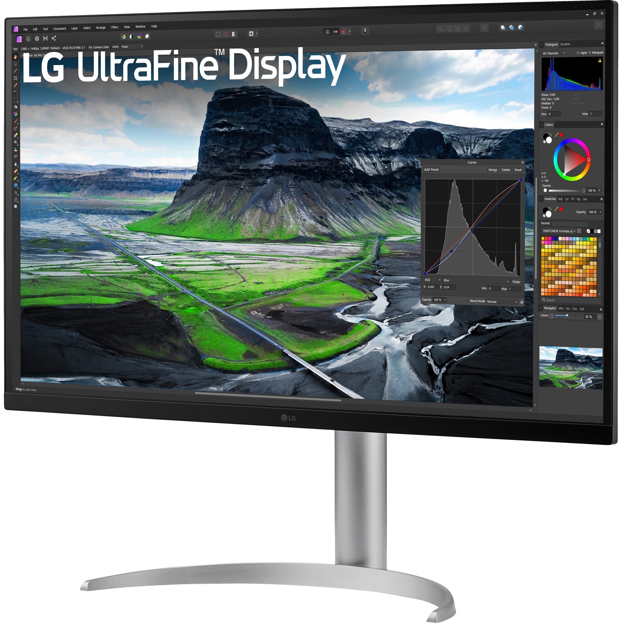 Lg ultrafine 32uq850v-w 31.5 4k uhd monitor (wit, 2x hdmi, displayport, 2x usb-a, usb-b, usb-c)