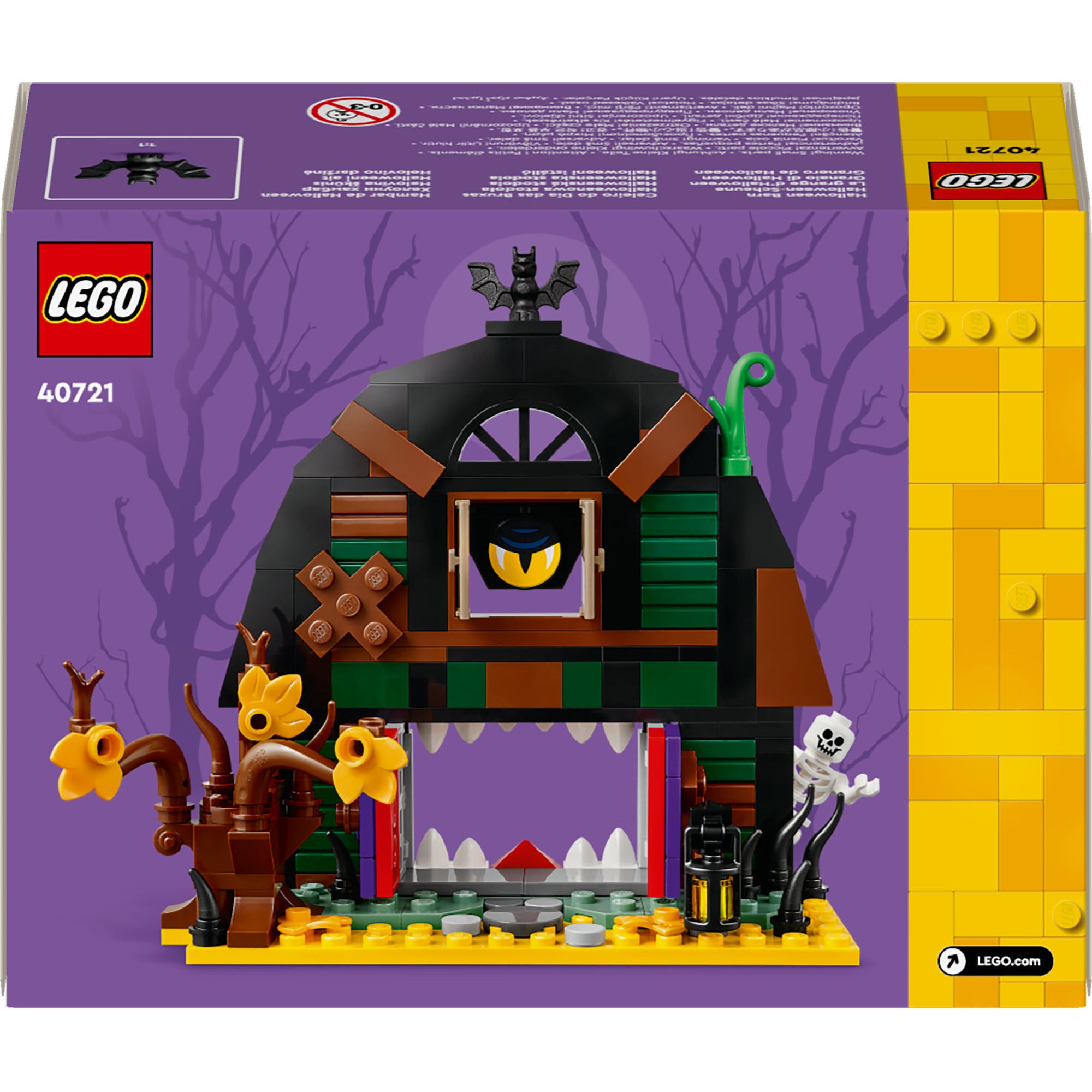 Lego iconic - halloweenschuur constructiespeelgoed (40721)