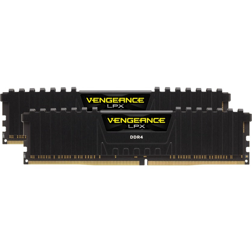 Corsair 16 gb ddr4-3000 (2x 8 gb) werkgeheugen (zwart, cmk16gx4m2d3000c16, xmp 2.0)