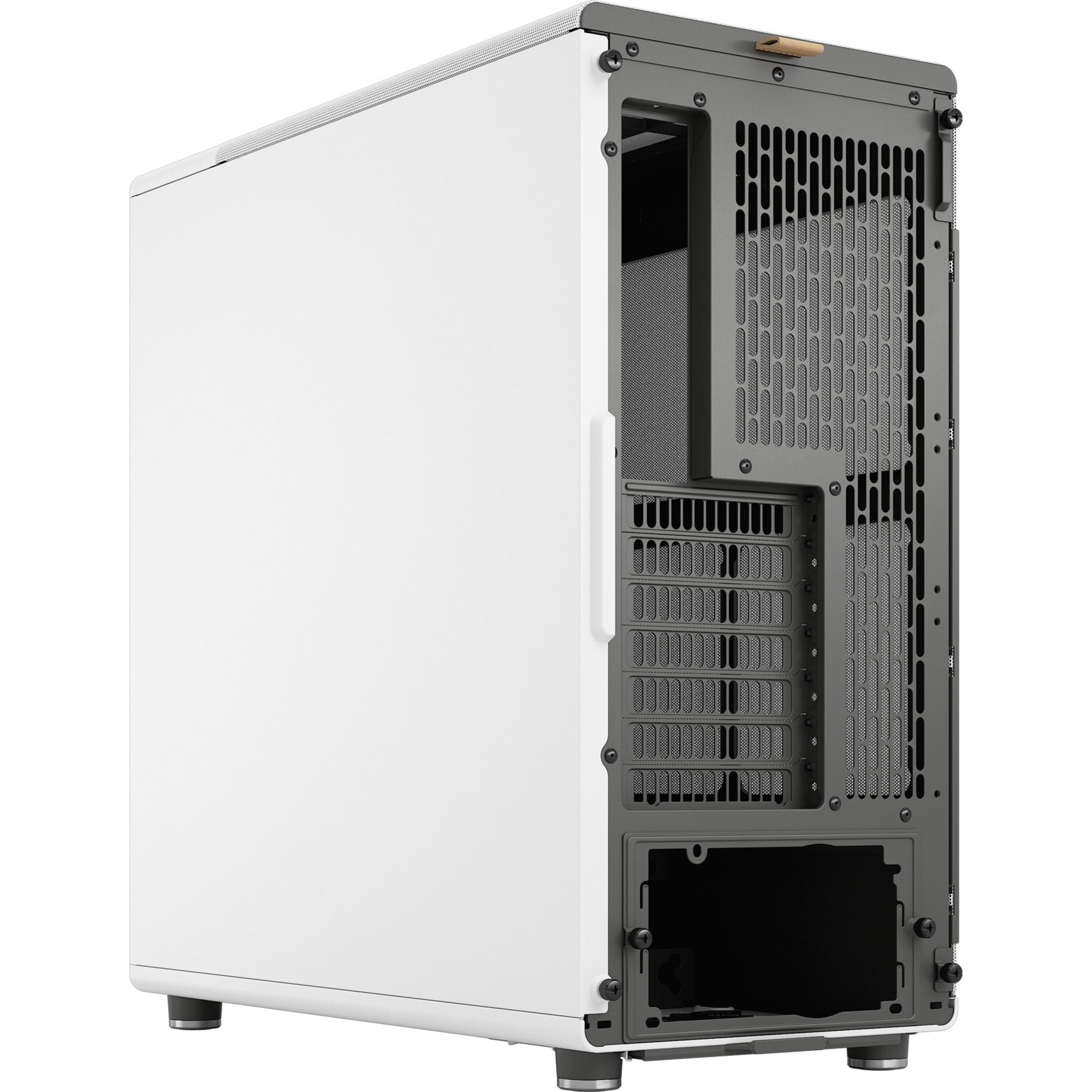 Fractal design north midi tower behuizing (wit houtkleur | 2x usb-a | 1x usb-c)