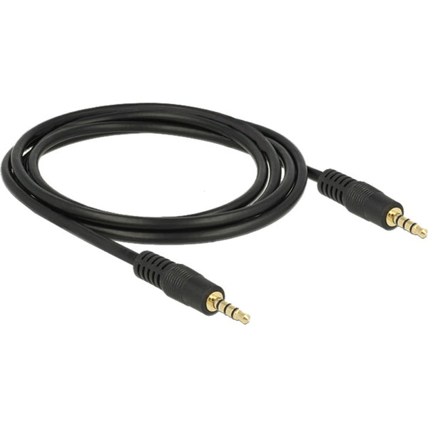 Delock 3.5mm cable (black, 2 meter)