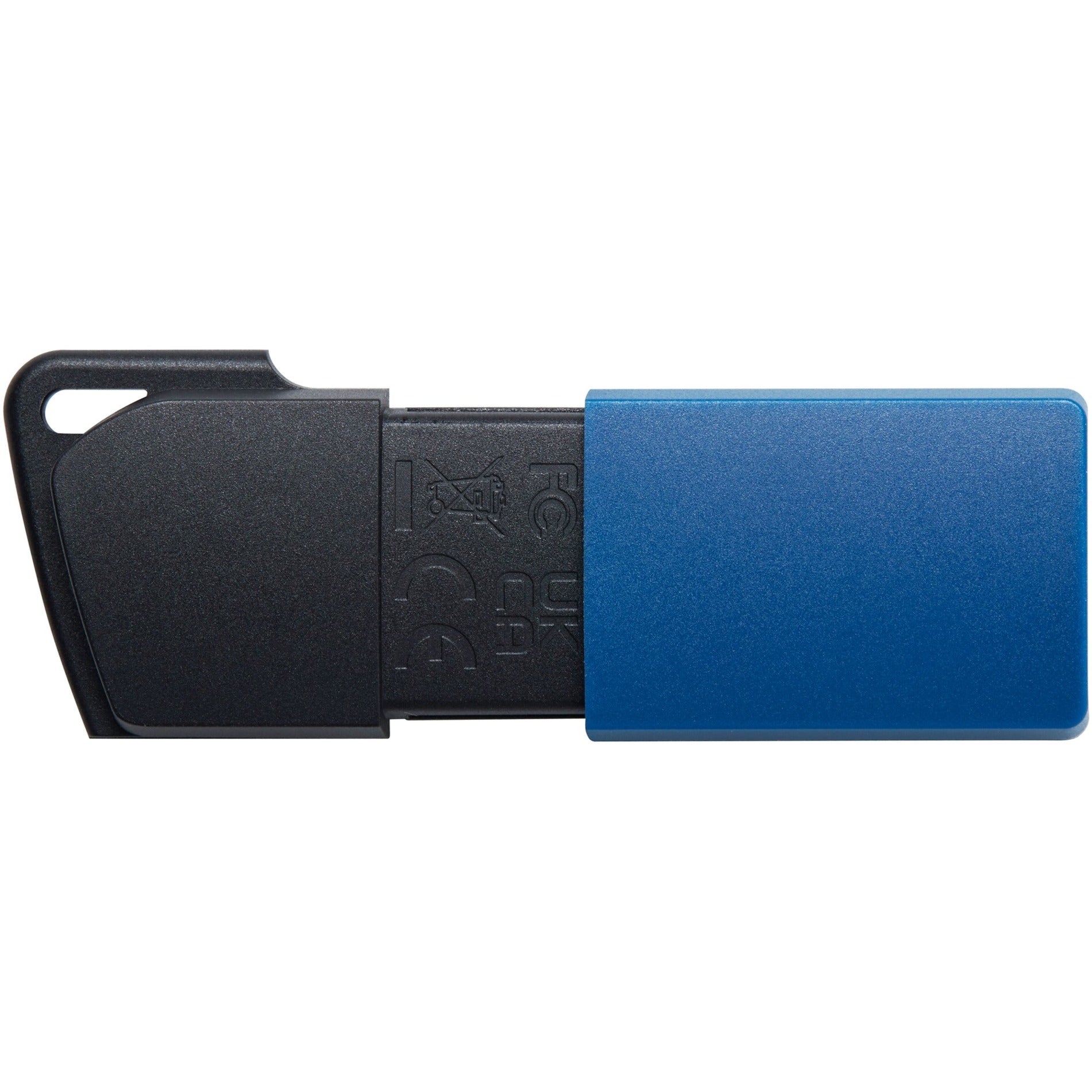 Kingston datatraveler exodia m 64 gb usb-stick (blauw zwart, usb-a 3.2 gen 1)