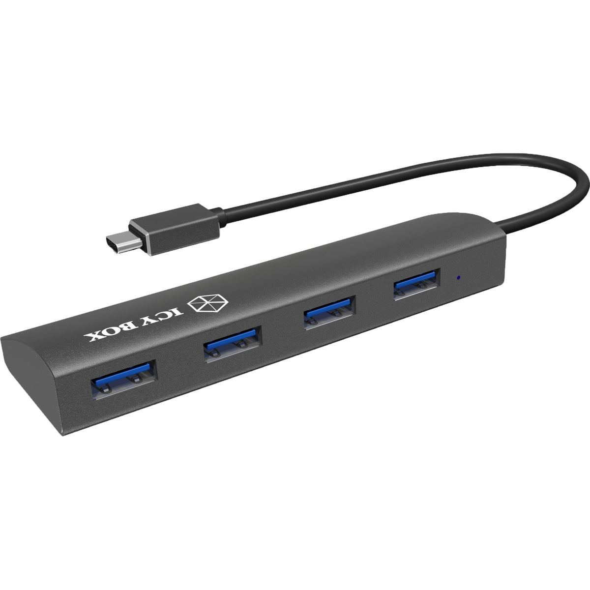 Icy box ib-ac6405-c USB hub (anthracite, USB Type-C hub)