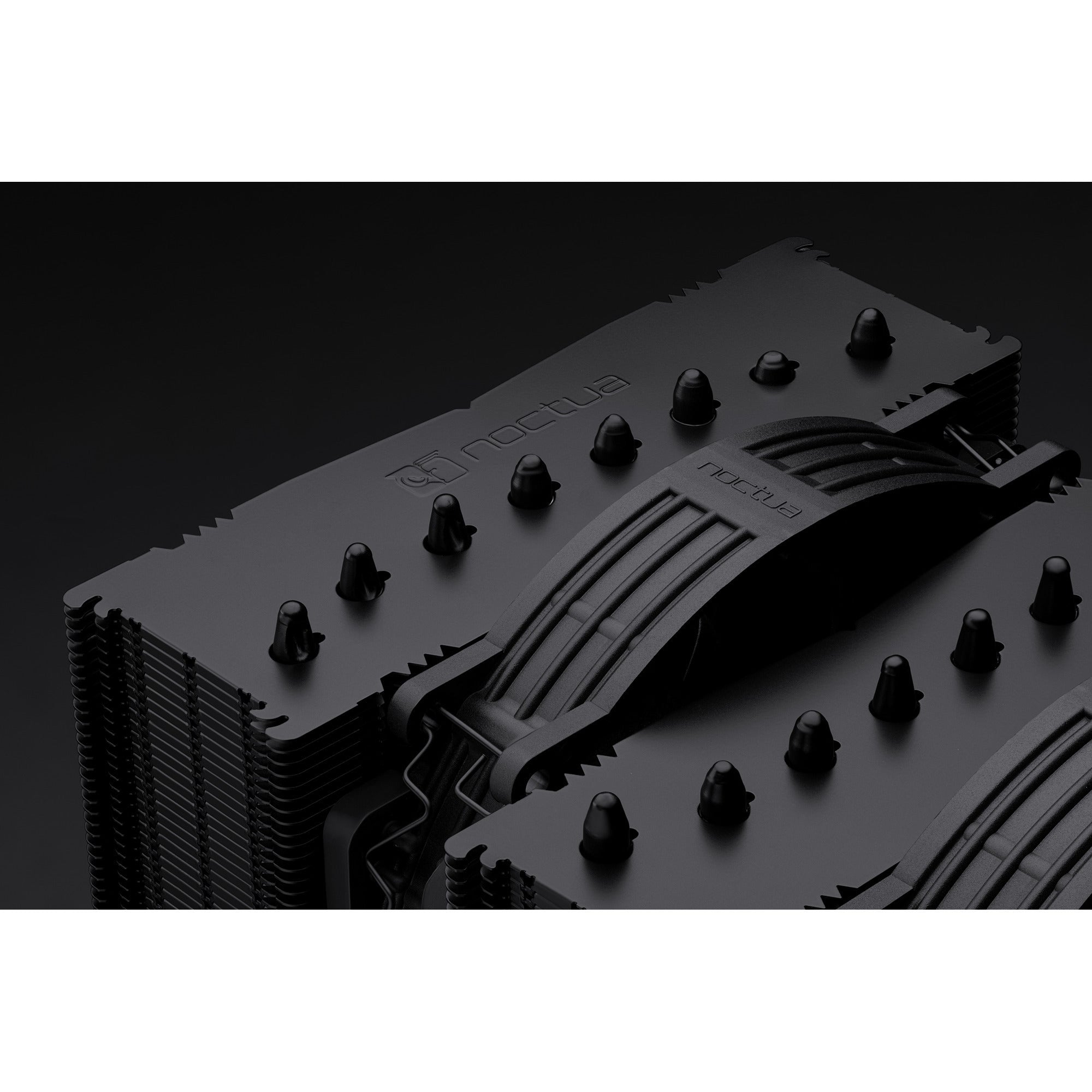 Noctua nf-a14x25r g2 pwm chromax.black case fan (zwart, 140 x 140 x 25 mm)