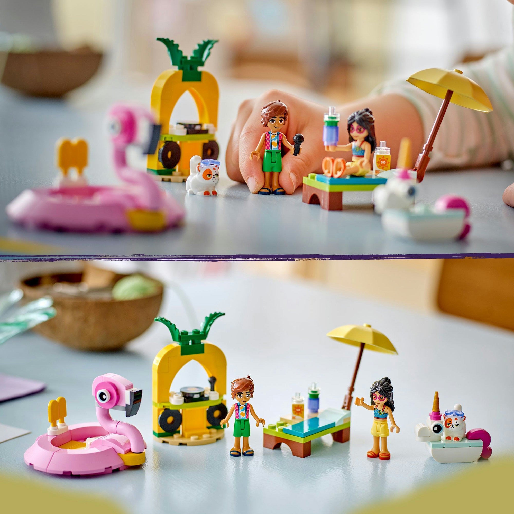 Lego 42658 Friends zwembadfeestje met flamingo en eenhoorn