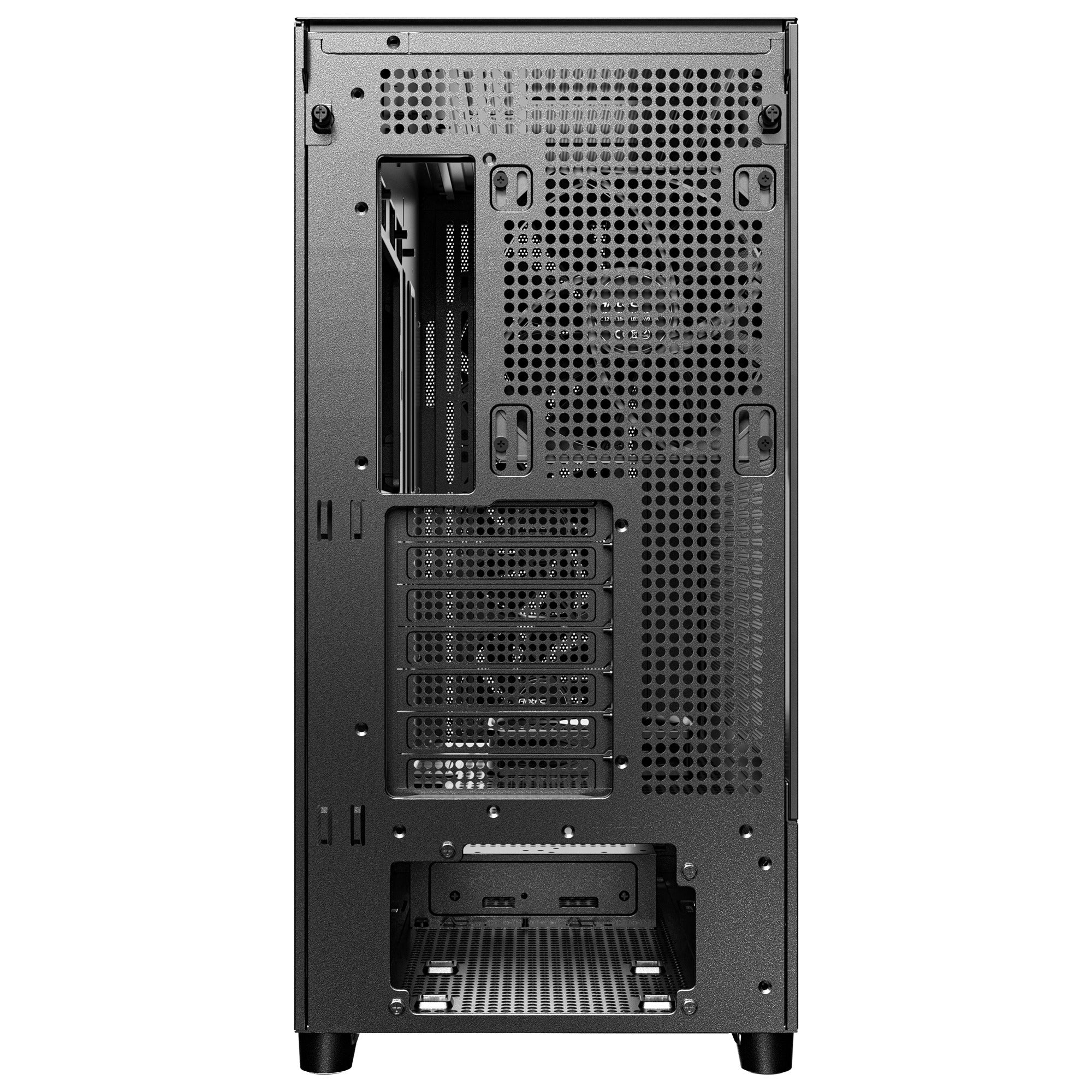 Antec flux se midi tower behuizing (zwart | 2x usb-a | 1x usb-c)