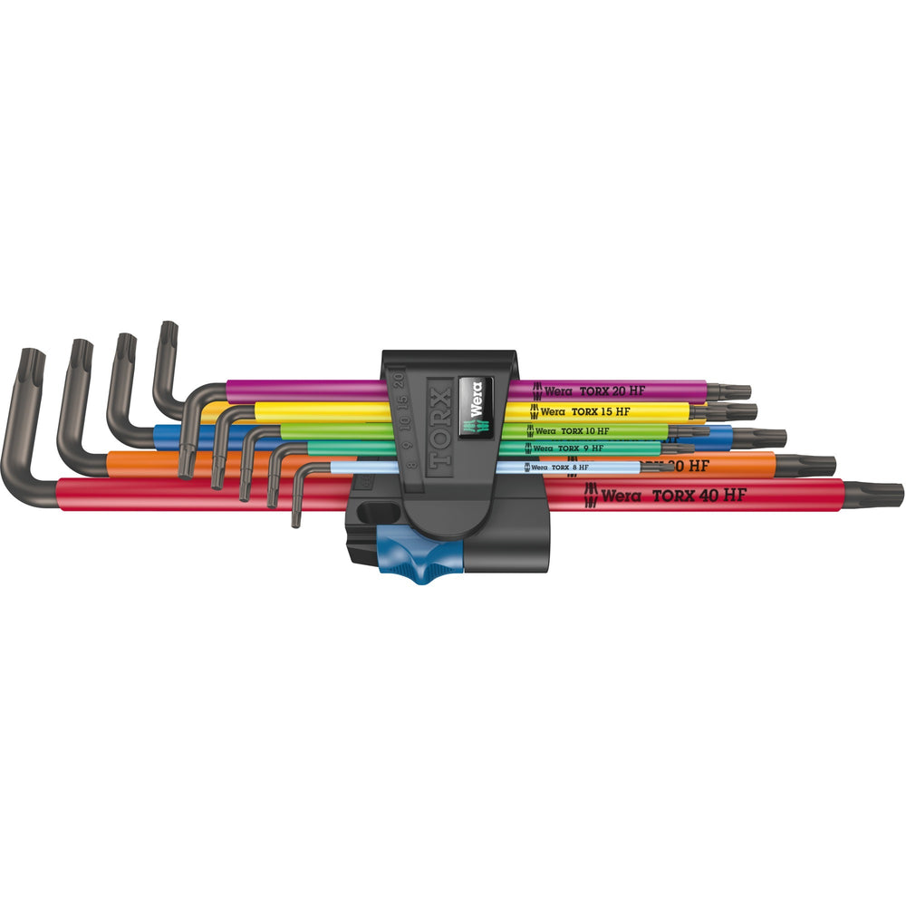 Wera inbussleutelset 967 9 tx xl multicolour hf 1 (9-delig, torx t8 tot t40)