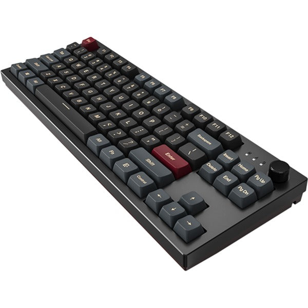 Montech mkey darkness tkl, toetsenbord (zwart, us lay-out, gateron g pro yellow, tkl, hot-swappable, rgb, pbt)