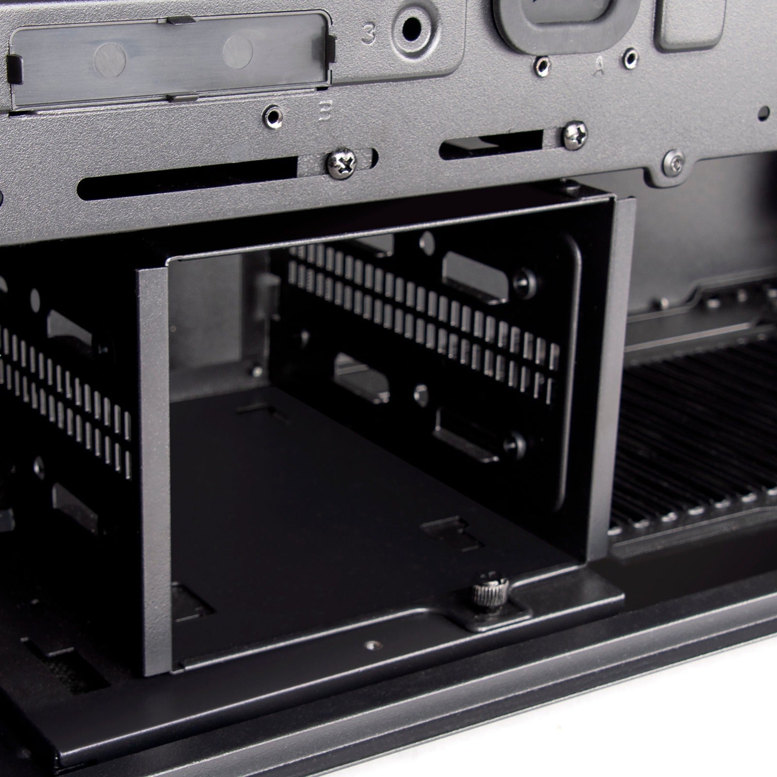 Silverstone sst-sed1-b midi tower behuizing (zwart | 2x usb-a | 1x usb-c)