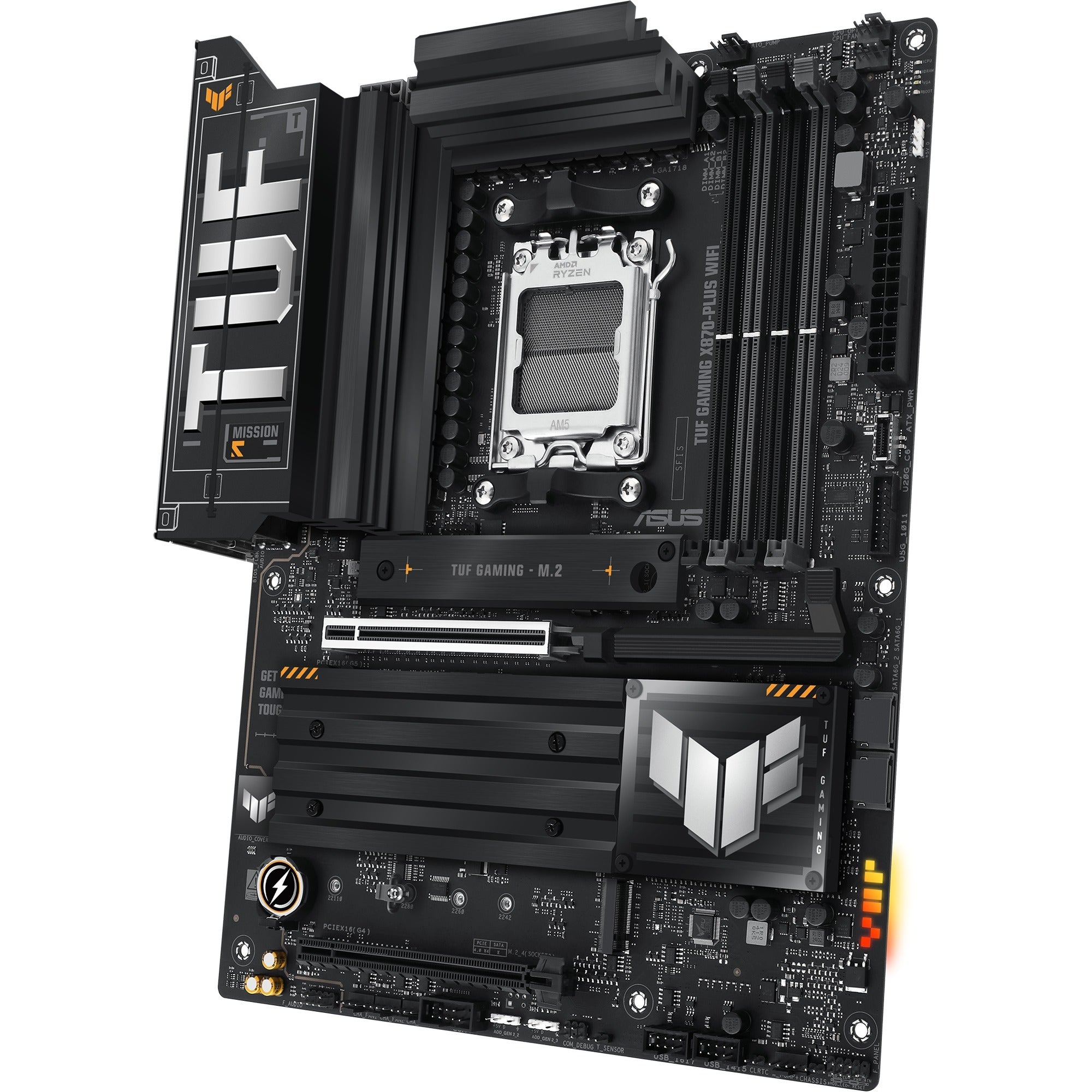 Asus tuf gaming x870-plus wifi socket am5 moederbord (raid, 2.5gb-lan, wi-fi 7, bt, sound, atx)