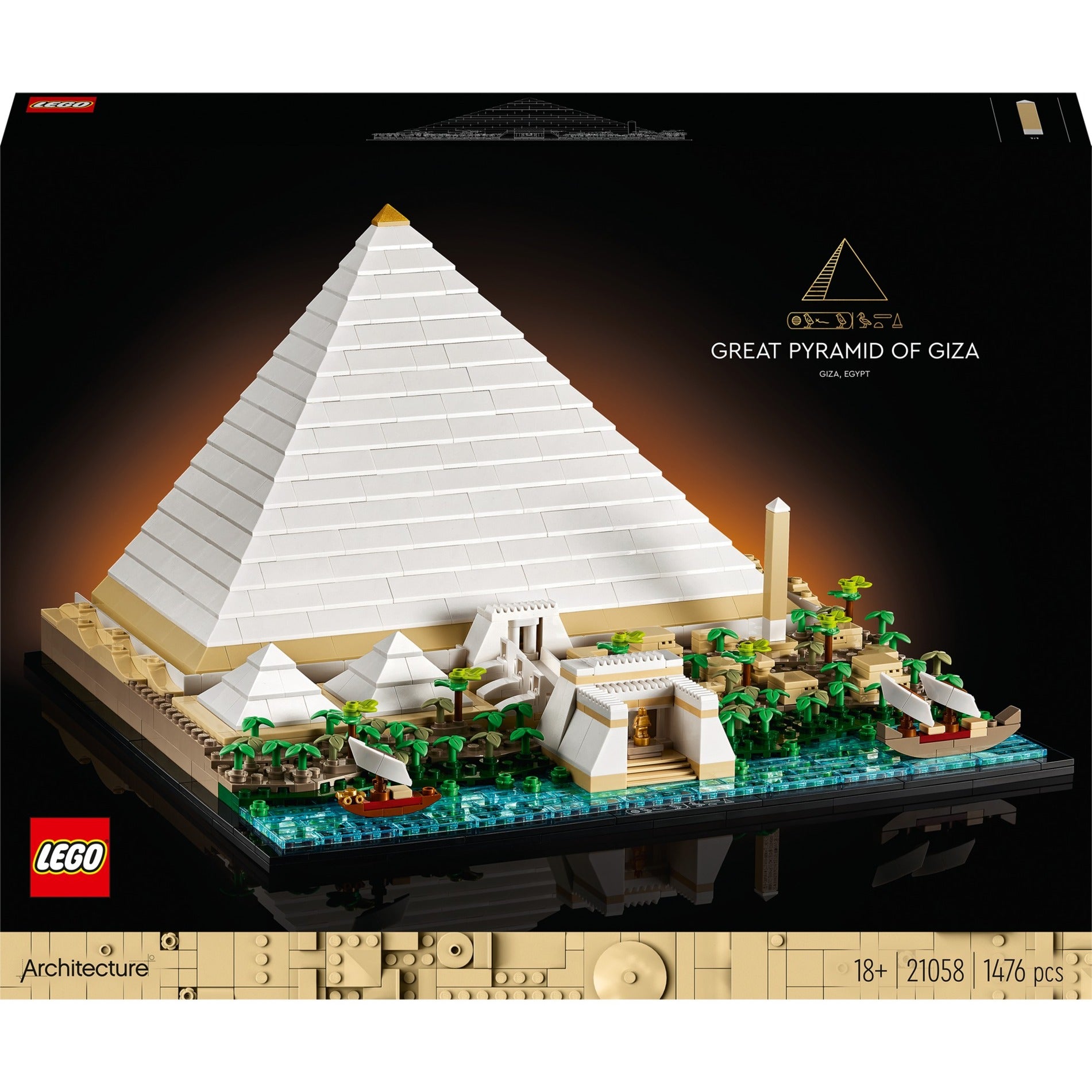 Lego architecture - grote piramide van gizeh constructiespeelgoed (21058)