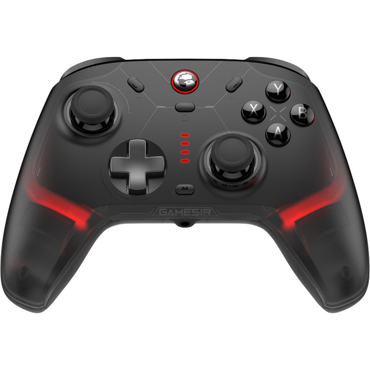 Gamesir cyclone 2 multiplatform controller - shadow black (zwart rood, usb 2,4 ghz bluetooth, switch, android, ios, pc)