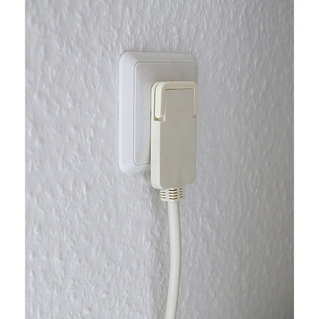 Brennenstuhl kwaliteit kunststof verlengkabel met platte stekker (verlengsnoer plat voor binnen met 3m kabel) wit