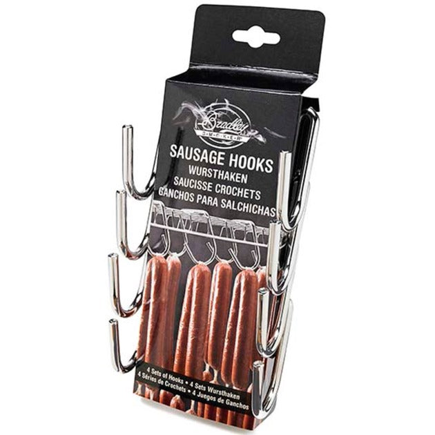 Bradley smoker worsthaken houder (zilver, 4 stuks)