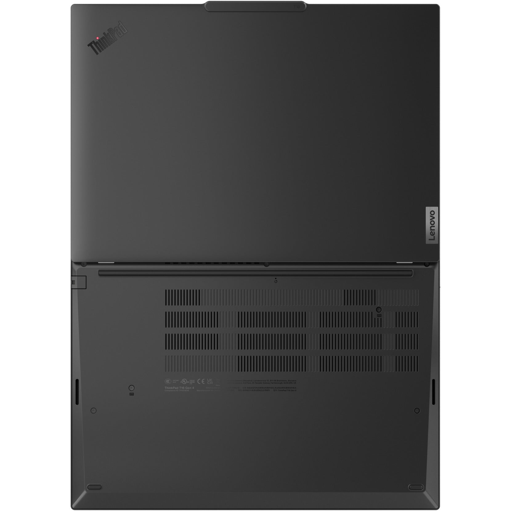 Lenovo thinkpad t16 gen 4 intel (21qe005bmh) 16 laptop (zwart | core ultra 5 225u | intel graphics | 16 gb | 512 gb ssd)