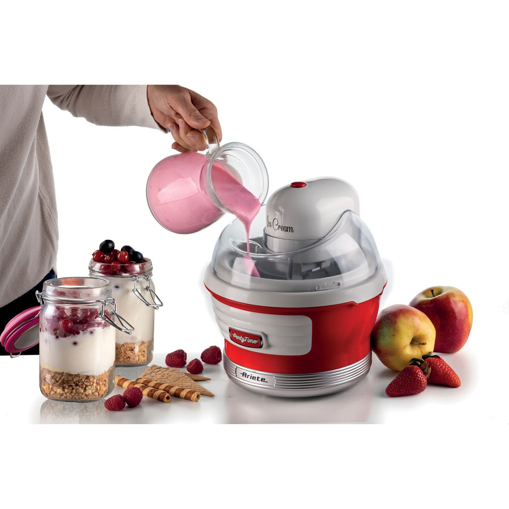 Ariete party time ijsmachine 0643 00 (rood wit)
