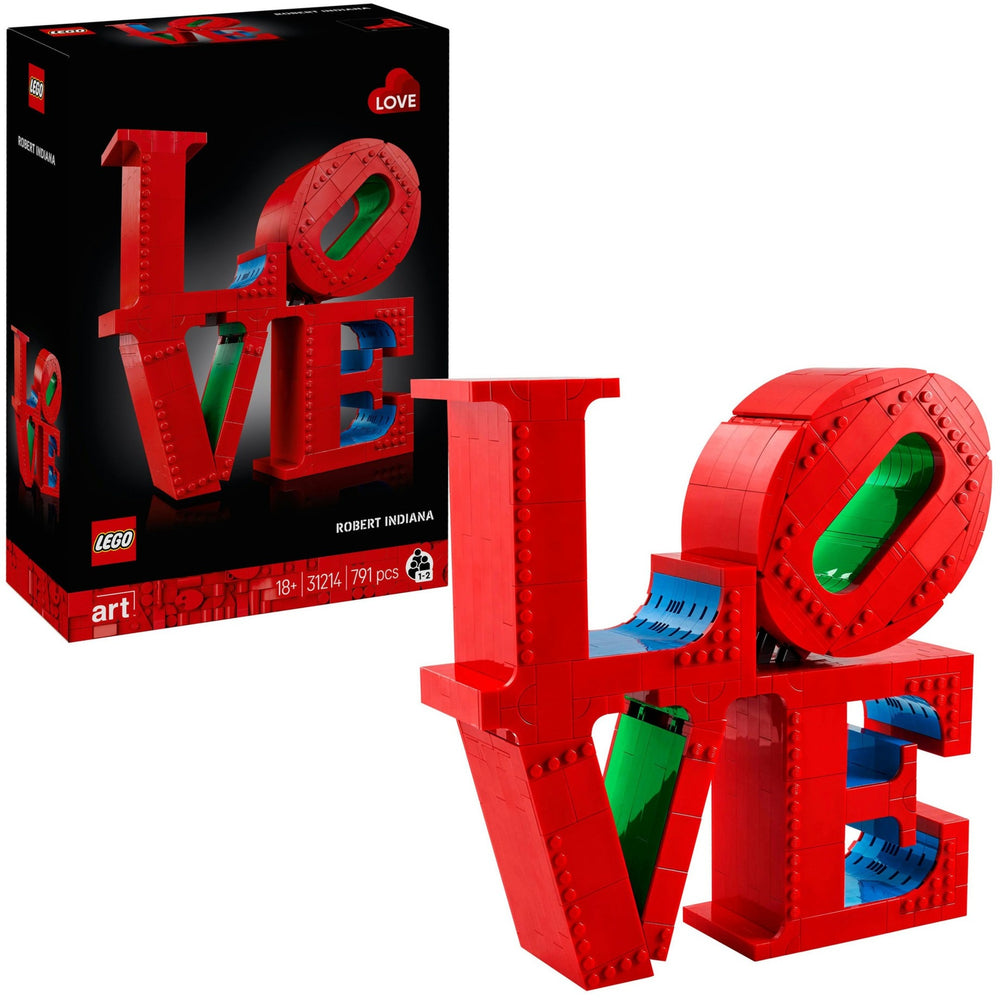 Lego art love woonaccessoire decoratie bouwpakket voor volwassenen, valentijnscadeau - 31214
