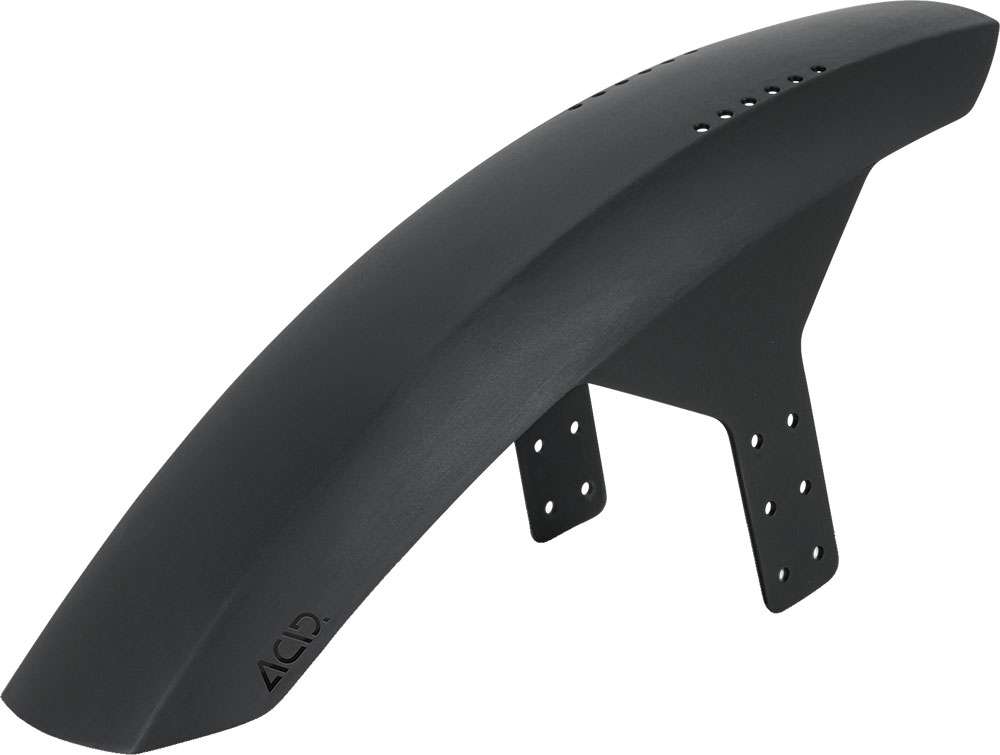Acid mud blocker mudguard front