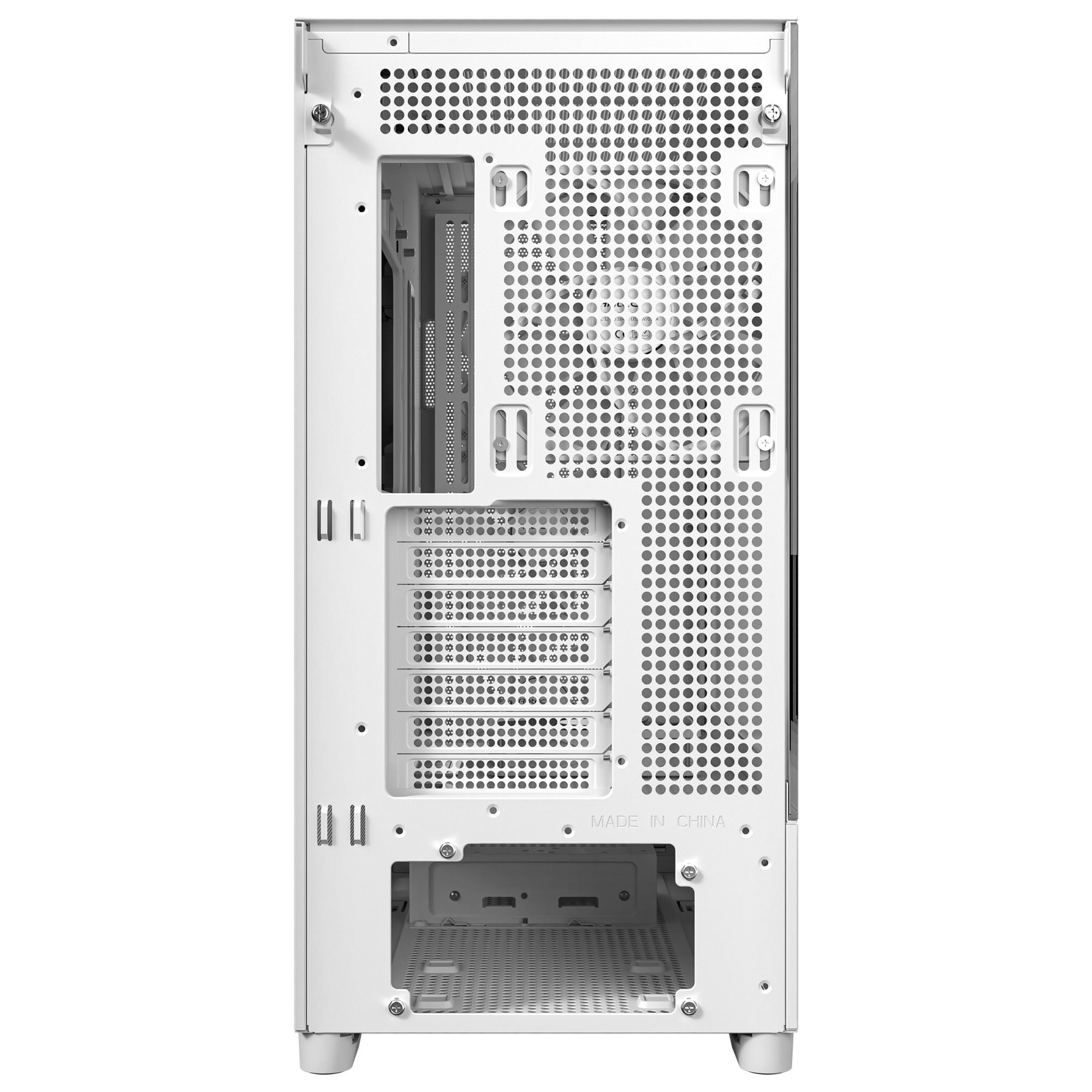 Antec flux midi tower behuizing (wit | 2x usb-a | 1x usb-c | tempered glass)