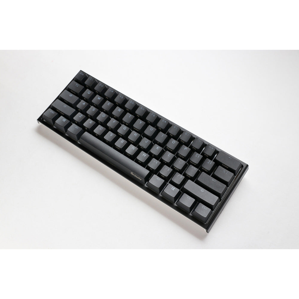Ducky one 2 pro mini classic rgb mechanisch gaming toetsenbord (zwart, us lay-out (qwerty), cherry mx silent red, 60%, rgb led, double-shot pbt, quack mechanics)