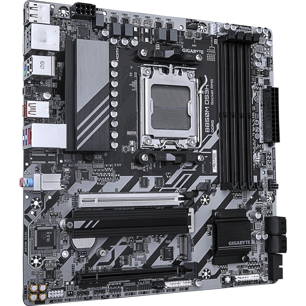Gigabyte b850m ds3h socket am5 moederbord (raid, 2,5gb-lan, sound, µatx)