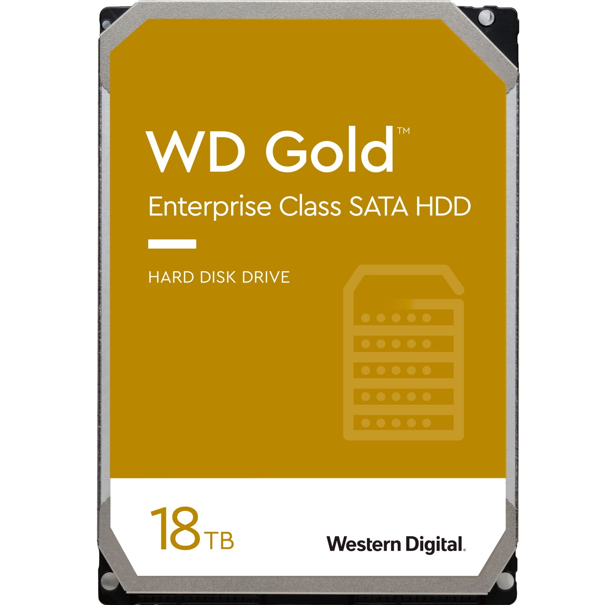 Wd gold, 18 tb harde schijf (sata 600, 181kryz, 24 7)