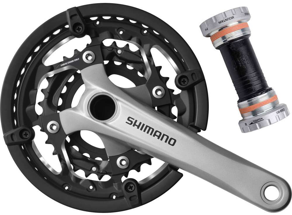 Shimano fc-t551 3x10-speed crank 44 32 24
