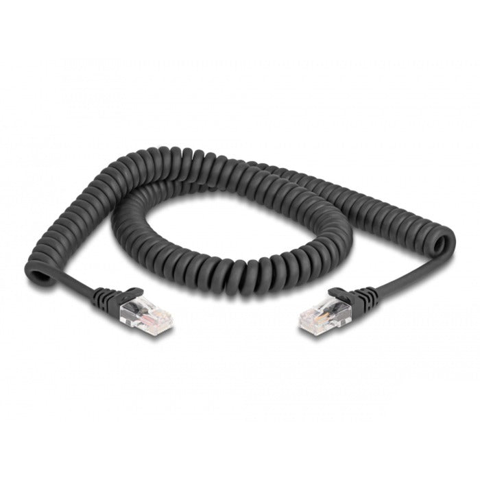 DeLOCK DeLOCK RJ-45 Spiraalkabel mannelijk naar mannelijk Cat.5e