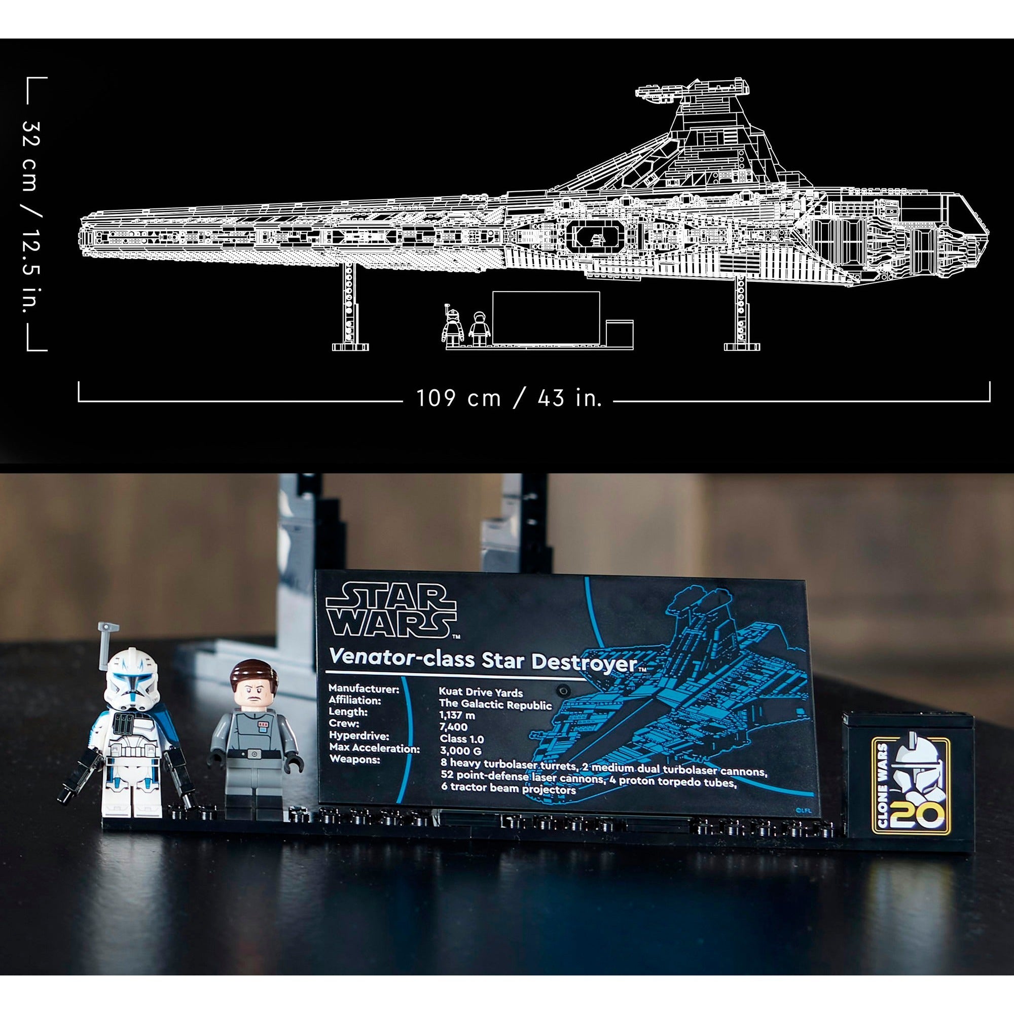 Lego star wars 75367 venator-class republic attack cruiser
