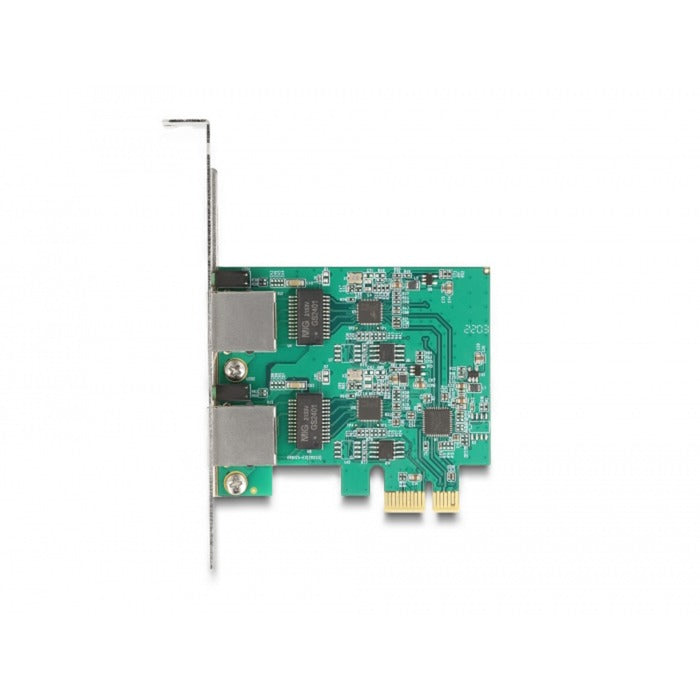 DeLOCK DeLOCK PCI Express x1-kaart naar 2 x RJ45 2,5 Gigabit LAN RT