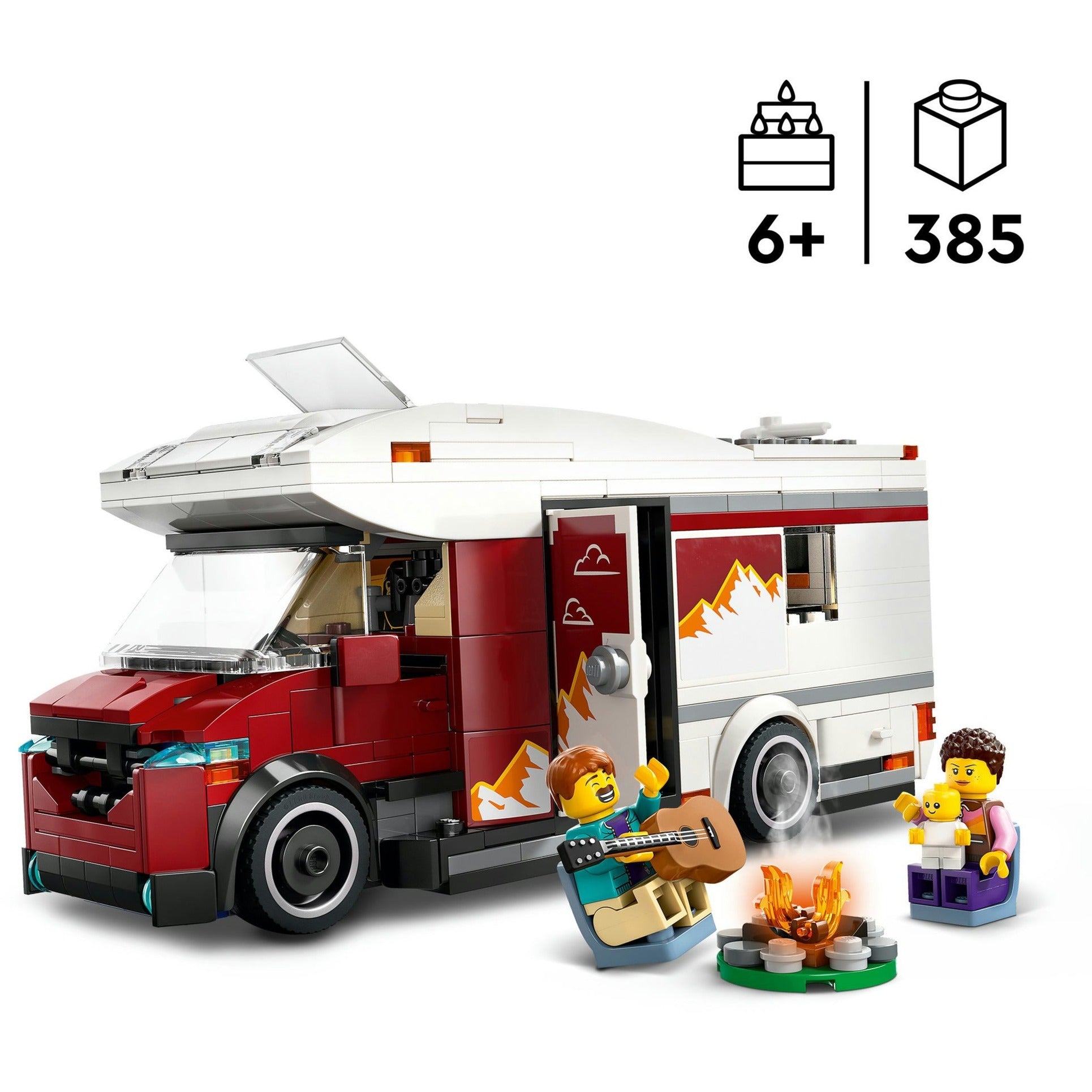 Lego city avontuurlijke camper voertuigset - 60454