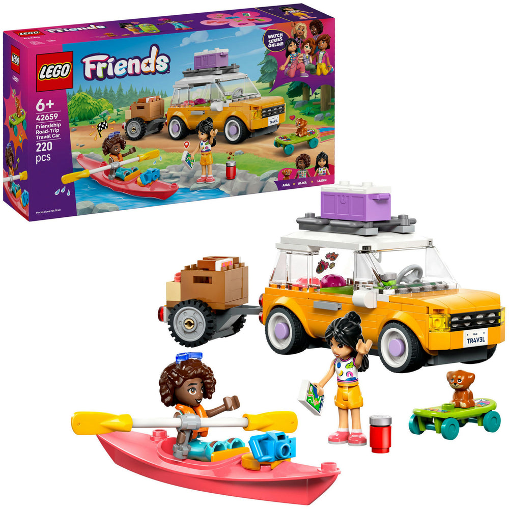 Foto lego 42659 vrienden samen op roadtrip
