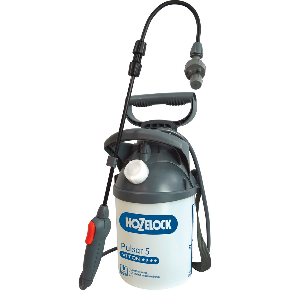 Hozelock 5310 pulsar viton 5 liter drukspuit (wit grijs)