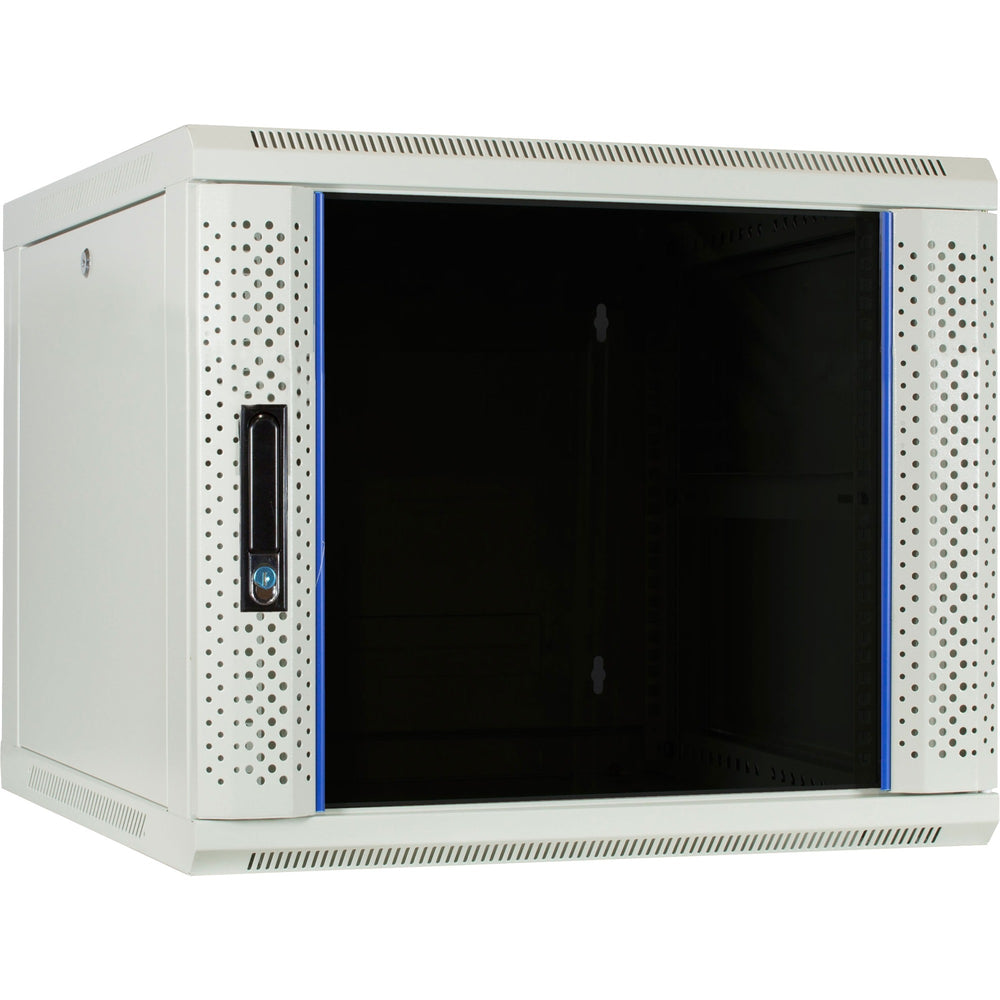 Dsi 9u witte wandkast met glazen deur - ds6609w server rack (wit, 600 x 600 x 500mm)