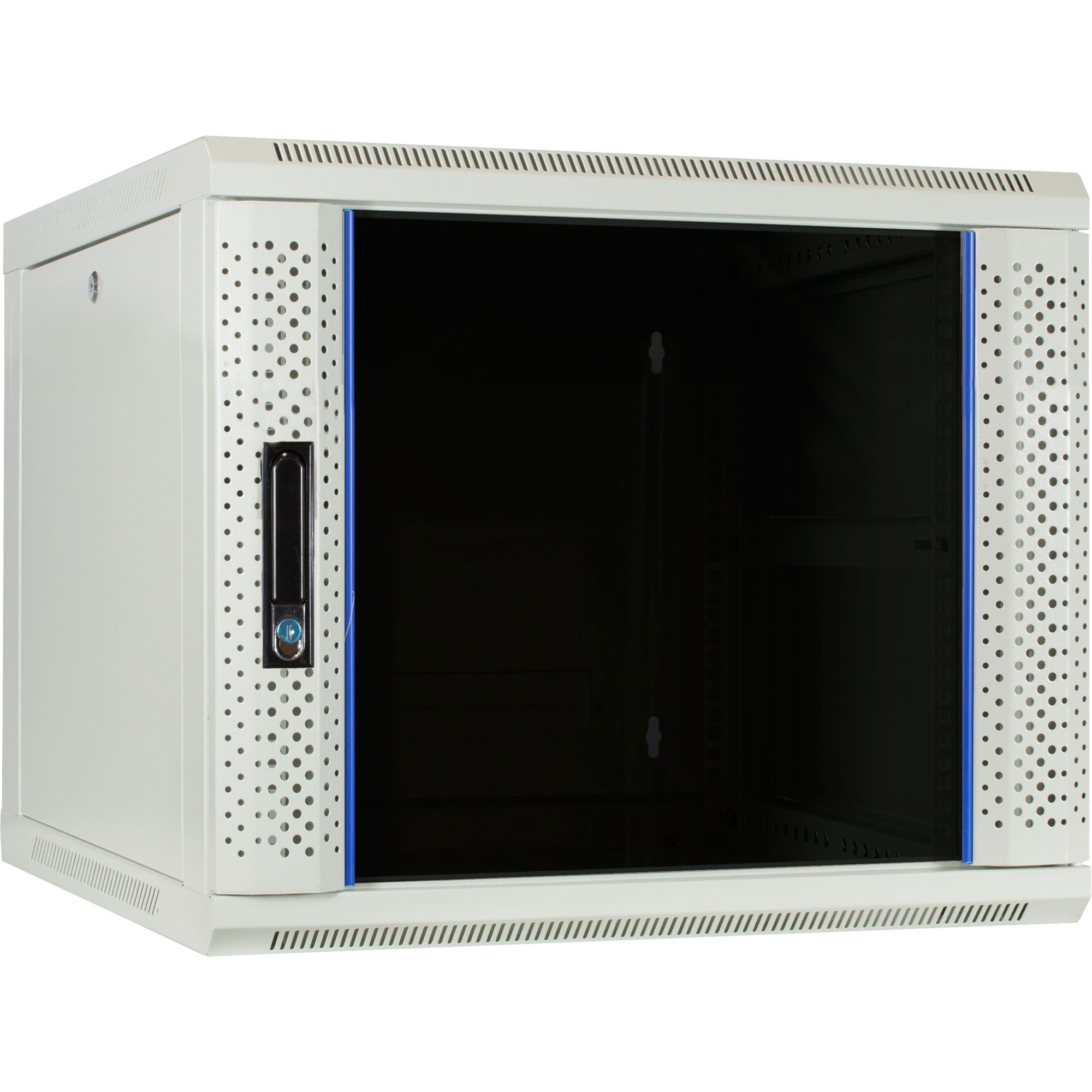 Dsi 9u witte wandkast met glazen deur - ds6609w server rack (wit, 600 x 600 x 500mm)