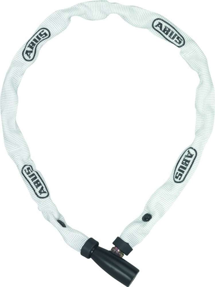Abus kettingslot 1500 60 Web wit - 4mm dik - 60cm - sportief wit fietsslot