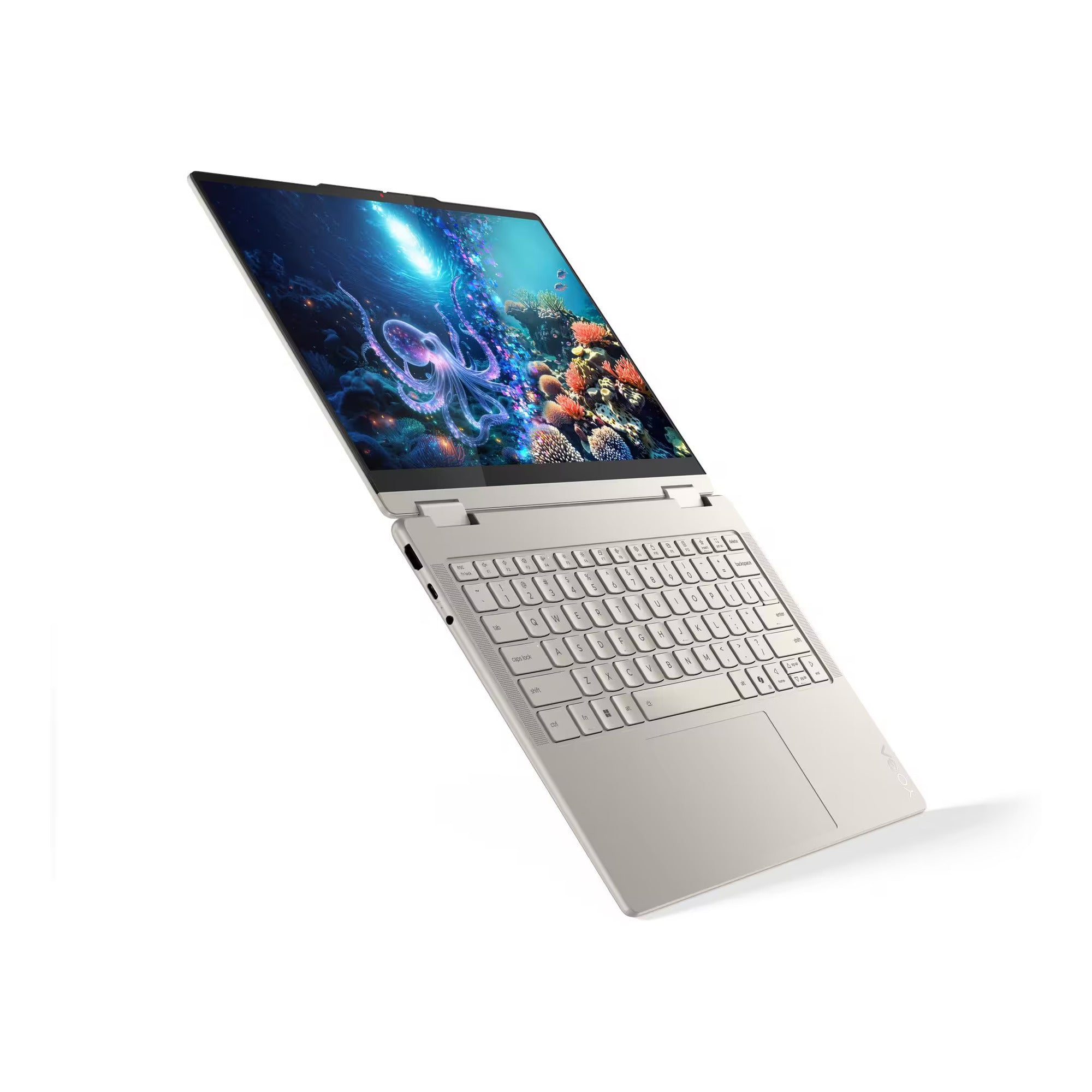 Lenovo yoga 7 2-in-1 14ill10 (83jq00fvmh) 14 copilot+ laptop (hoogglans wit | core ultra 5 226v | intel arc graphics 130v | 16 gb | 512 gb ssd | touch)