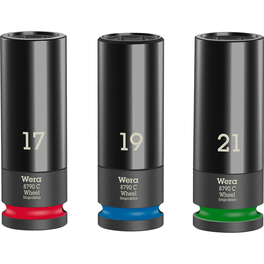 Wera wheel impactor c set 1 dopsleutel (3-delig, met velgbescherming)