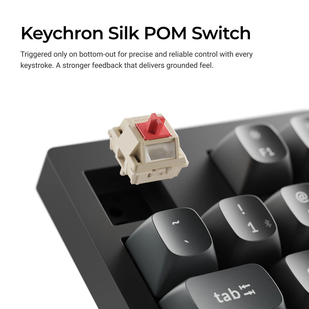 Keychron v5 ultra 8k wireless custom mechanical keyboard (zwart, us lay-out (qwerty), silk pom red, 96%, rgb, hot swap, 2.4 ghz | bluetooth 5.3 | usb-c)
