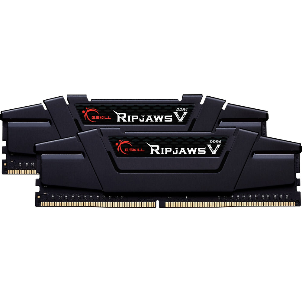 G.skill 16 gb ddr4-3600 (2x 8 gb) kit werkgeheugen (zwart, f4-3600c18d-16gvk, ripjaws v, xmp)