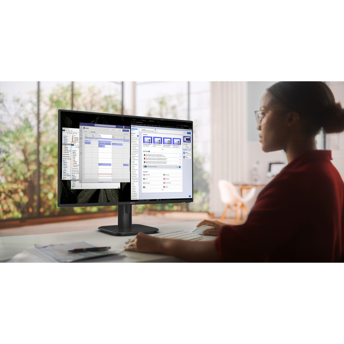 Philips 27e1n1200a 00 27 monitor (zwart, vga, hdmi, displayport, audio, 120 hz)