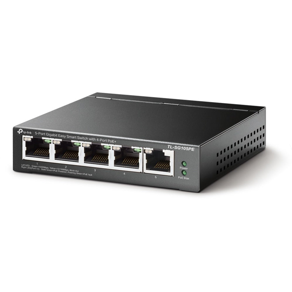 Tp-link tl-sg105pe switch (grijs, poe)